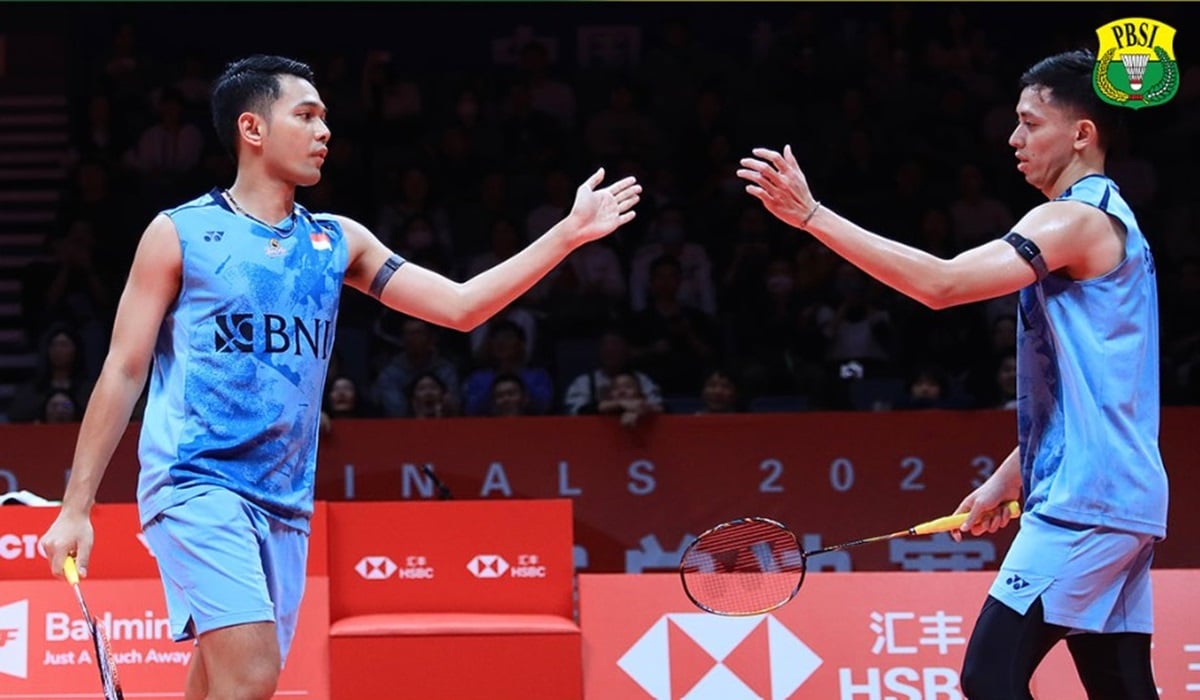 Ganda putra Indonesia Fajar Alfian/Muhammad Rian Ardianto