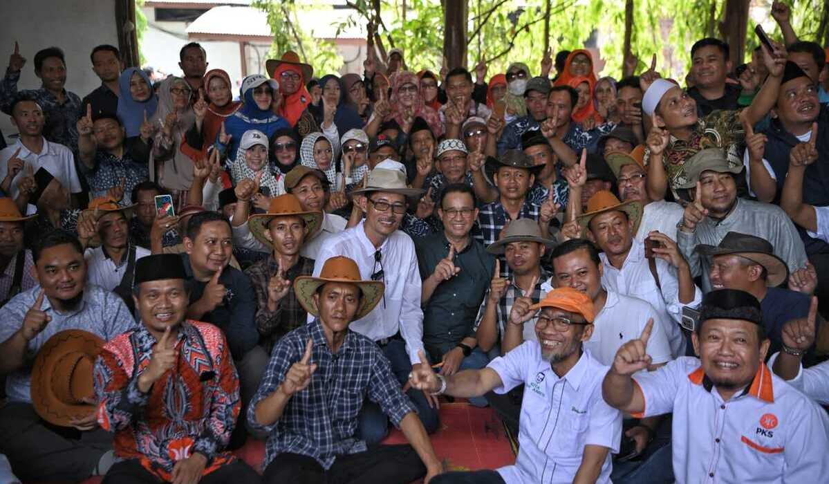 Capres Anies Baswedan di Kabupaten Lampung Tengah, Provinsi Lampung.