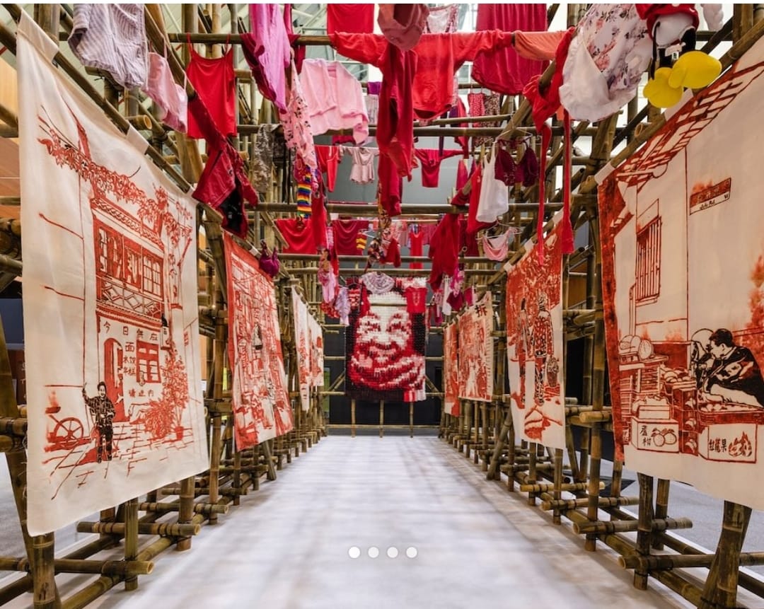 Salah satu instalasi seni yang dapat disaksikan dalam pameran ART SG 2024. 