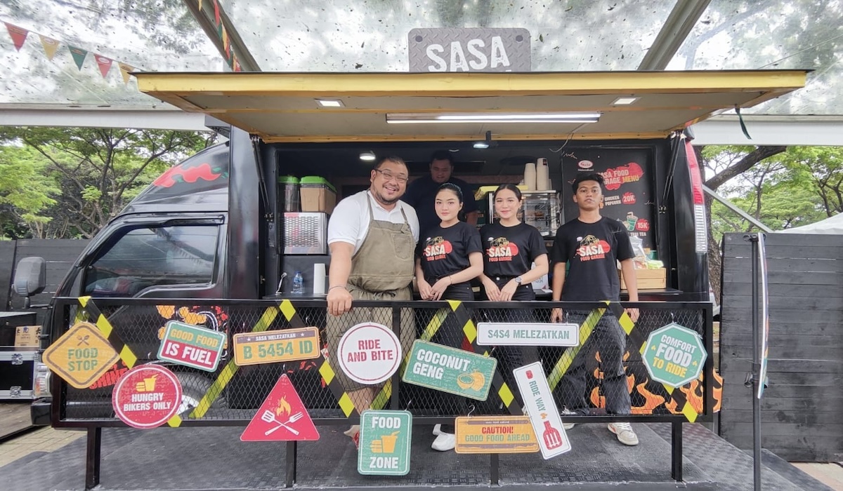 Sasa Food Garage di ajang Decemblar Kustom Weekender 2023