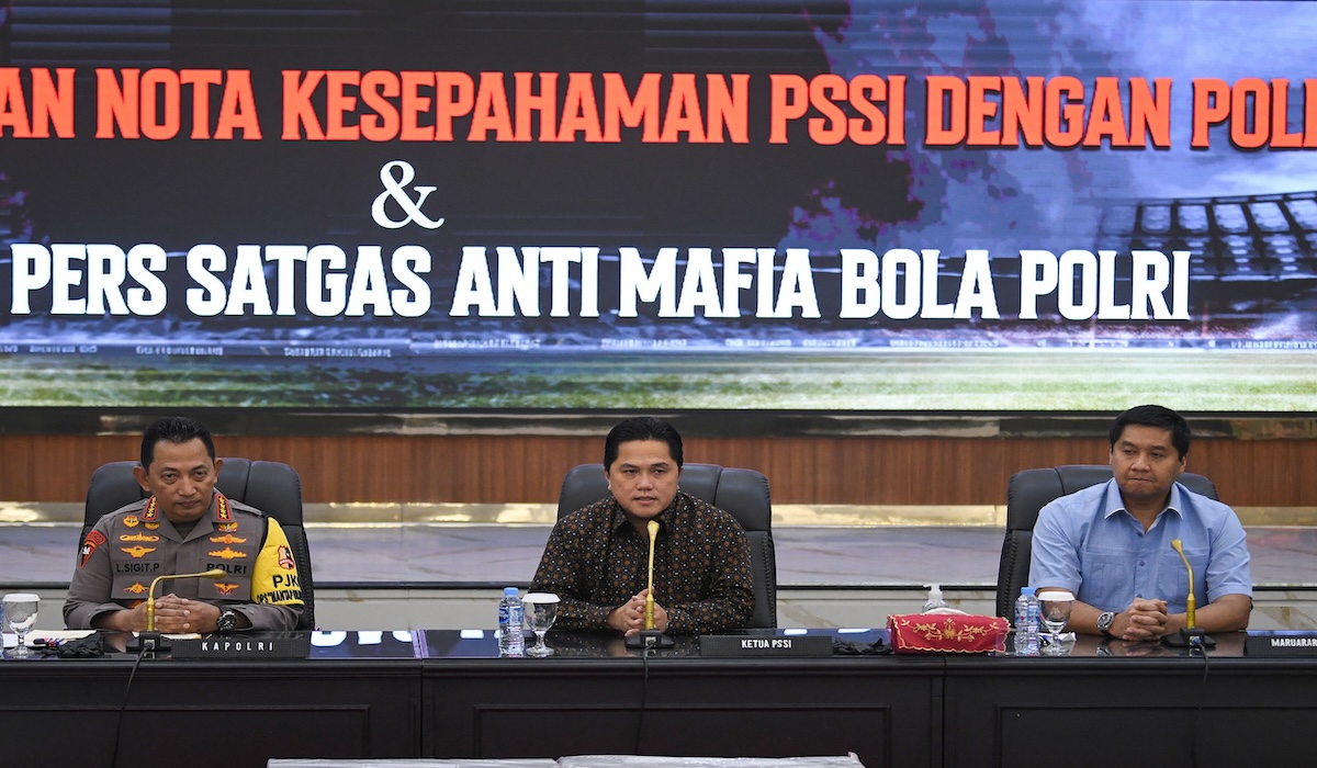 pengungkapan kasus mafia bola oleh PSSI dan Polri