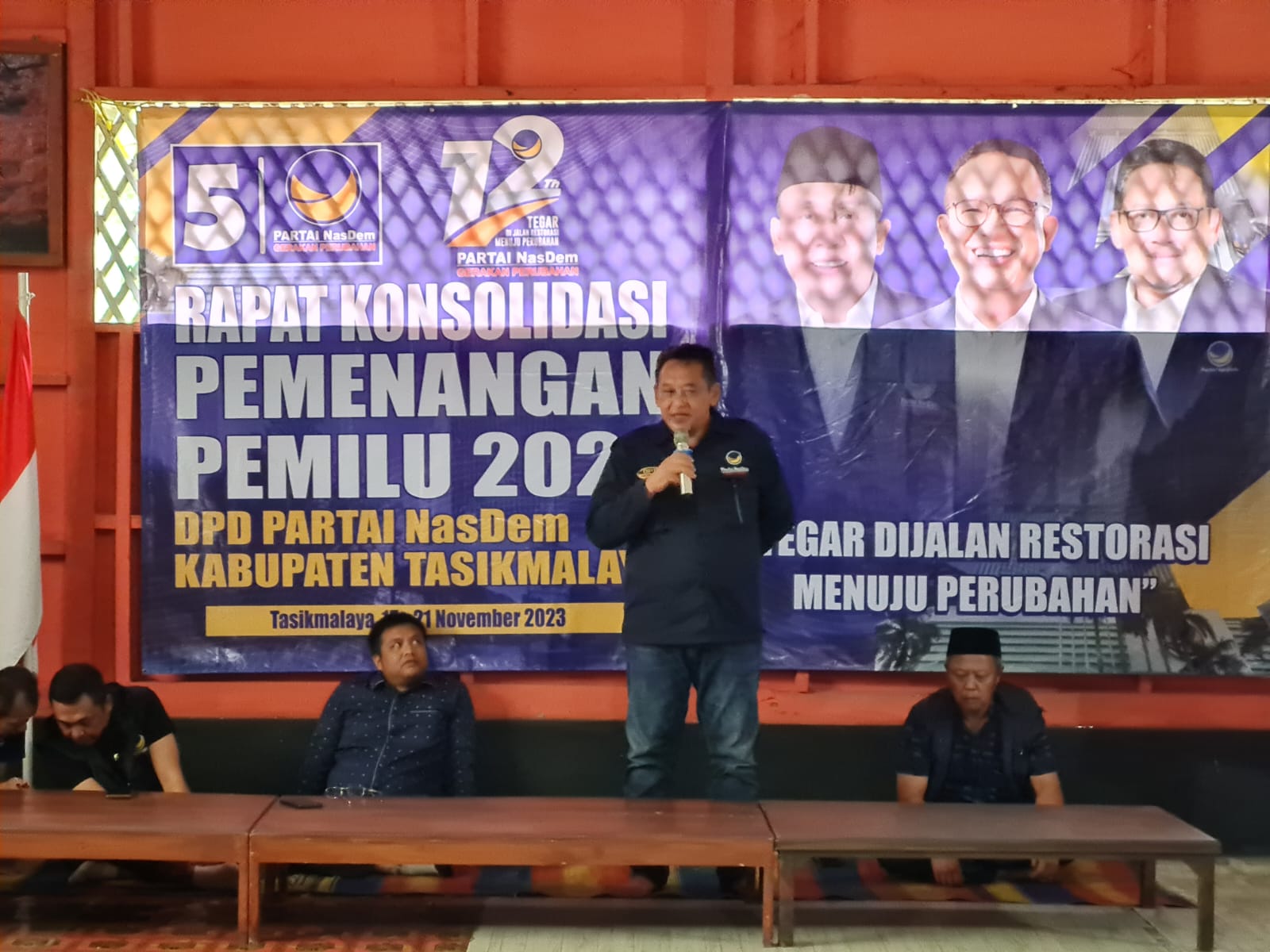 Ketua NasDem Kabupaten Tasikmalaya Ade Ikhwan Batara