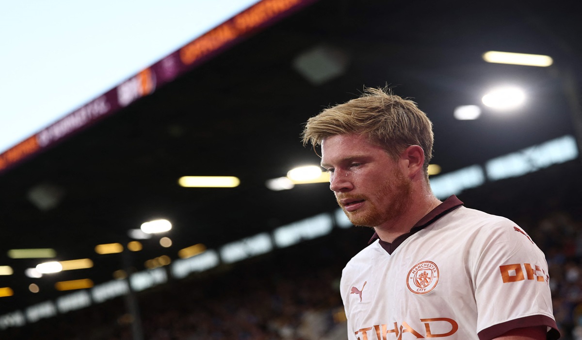 Gelandang Manchester City Kevin De Bruyne