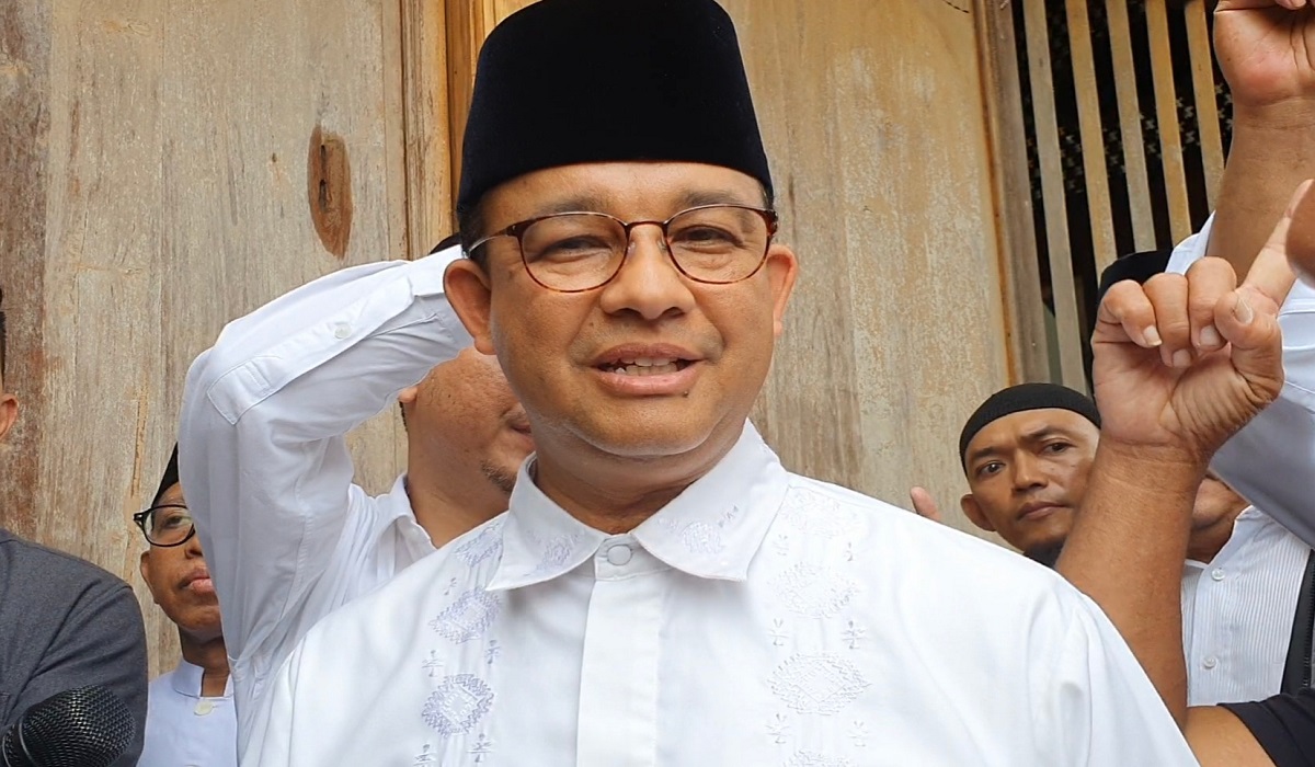 Capres Anies Baswedan di Ponpes Ma'hadul 'Ulum Asy-Syar'iyyah (MUS)