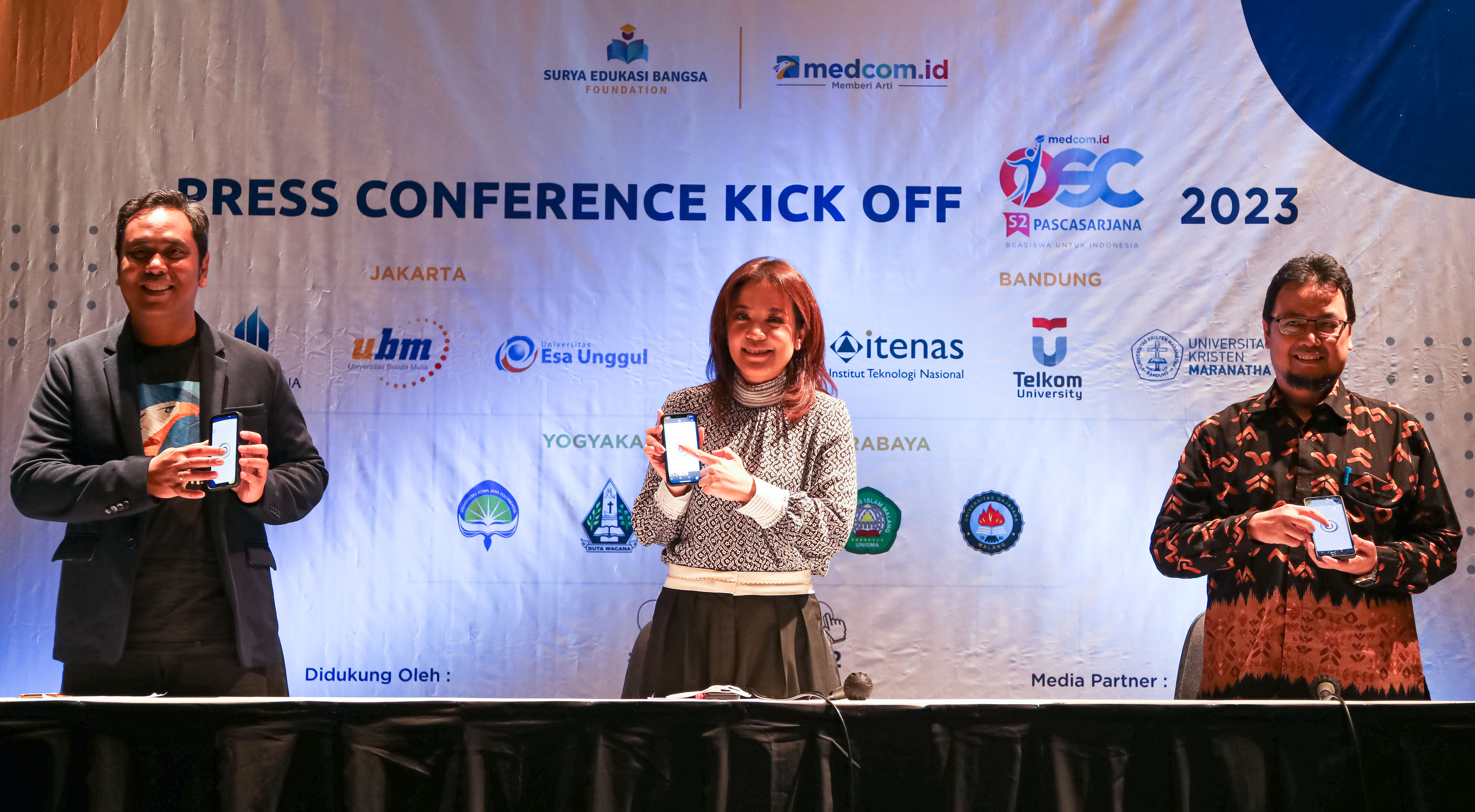 KICK OFF BEASISWA OSC: Kick Off Beasiswa Online Scholarship Competition (OSC) S-2 2023 di Universitas Mercu Buana, Jakarta. 