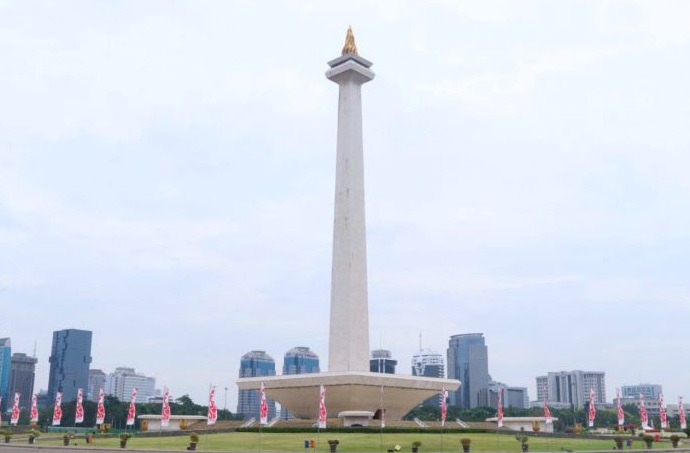Ilustrasi. Monumen Nasional adalah salah satu ikon dari DKI Jakarta. 