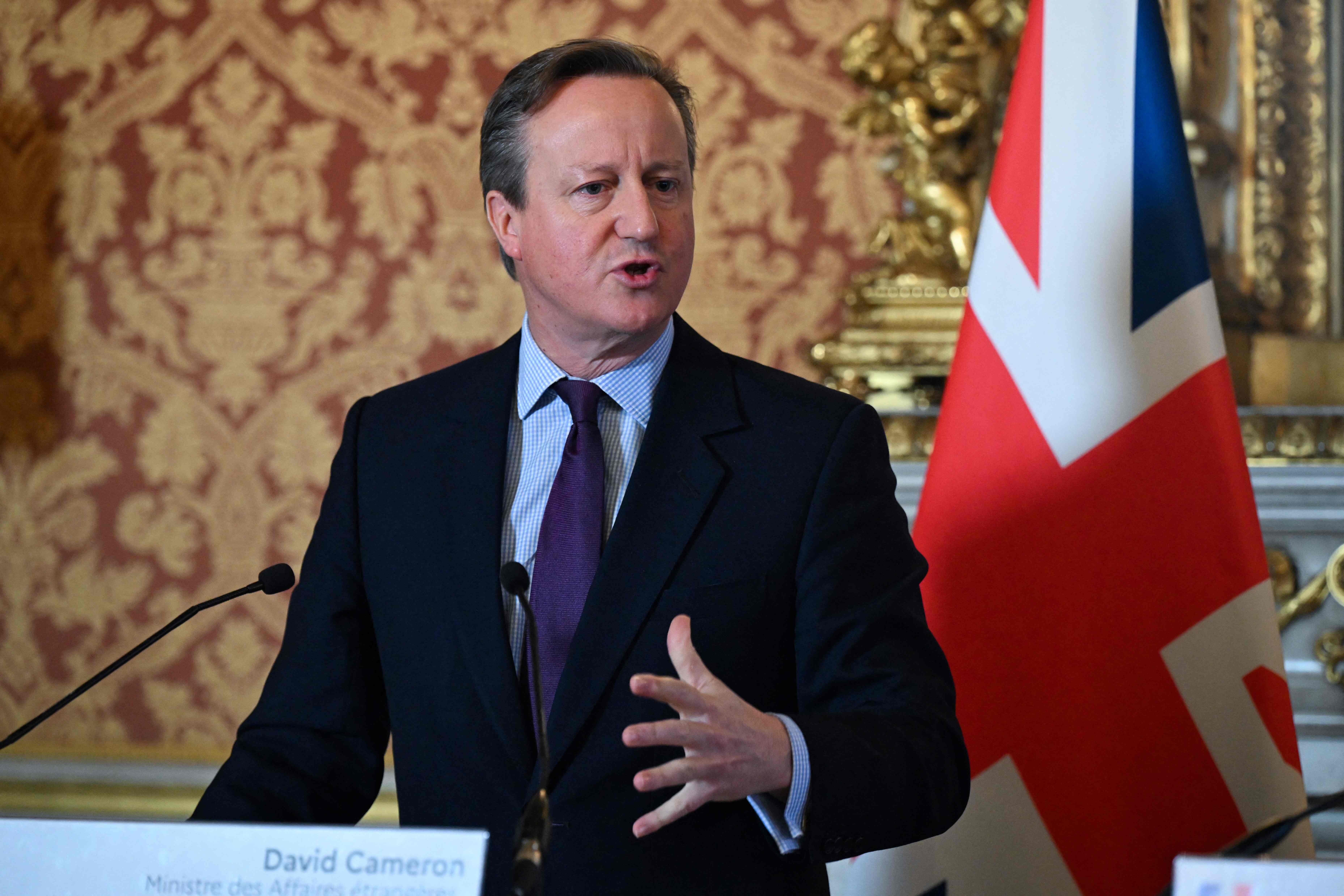 Menteri Luar Negeri Inggris David Cameron.