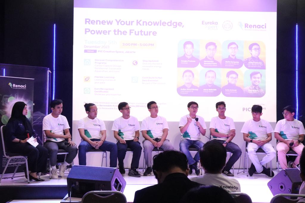 Acara peresmian platform Renewable Academy Indonesia (RENACI) di Jakarta, baru-baru ini.