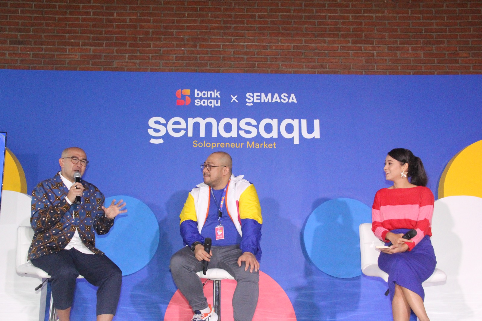 Acara SEMASAQU, yang digelar Bank Saqu dan Semasa di Jakarta, baru-baru ini. 