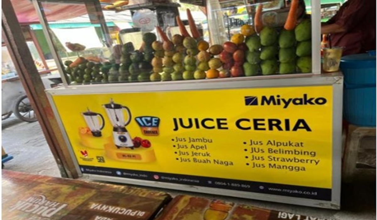 Salah satu UMKM yang menjadi bagian dari Program 1.000 UMKM Jus Miyako.