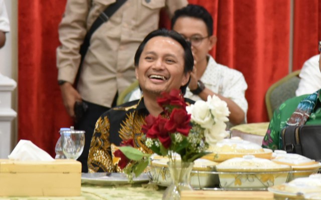 Anggota Komisi X DPR RI Hasnuryadi Sulaiman saat mengikuti Kunker Reses Komisi X DPR RI di Banjarbaru, Kalsel, Rabu (06/12/2023)