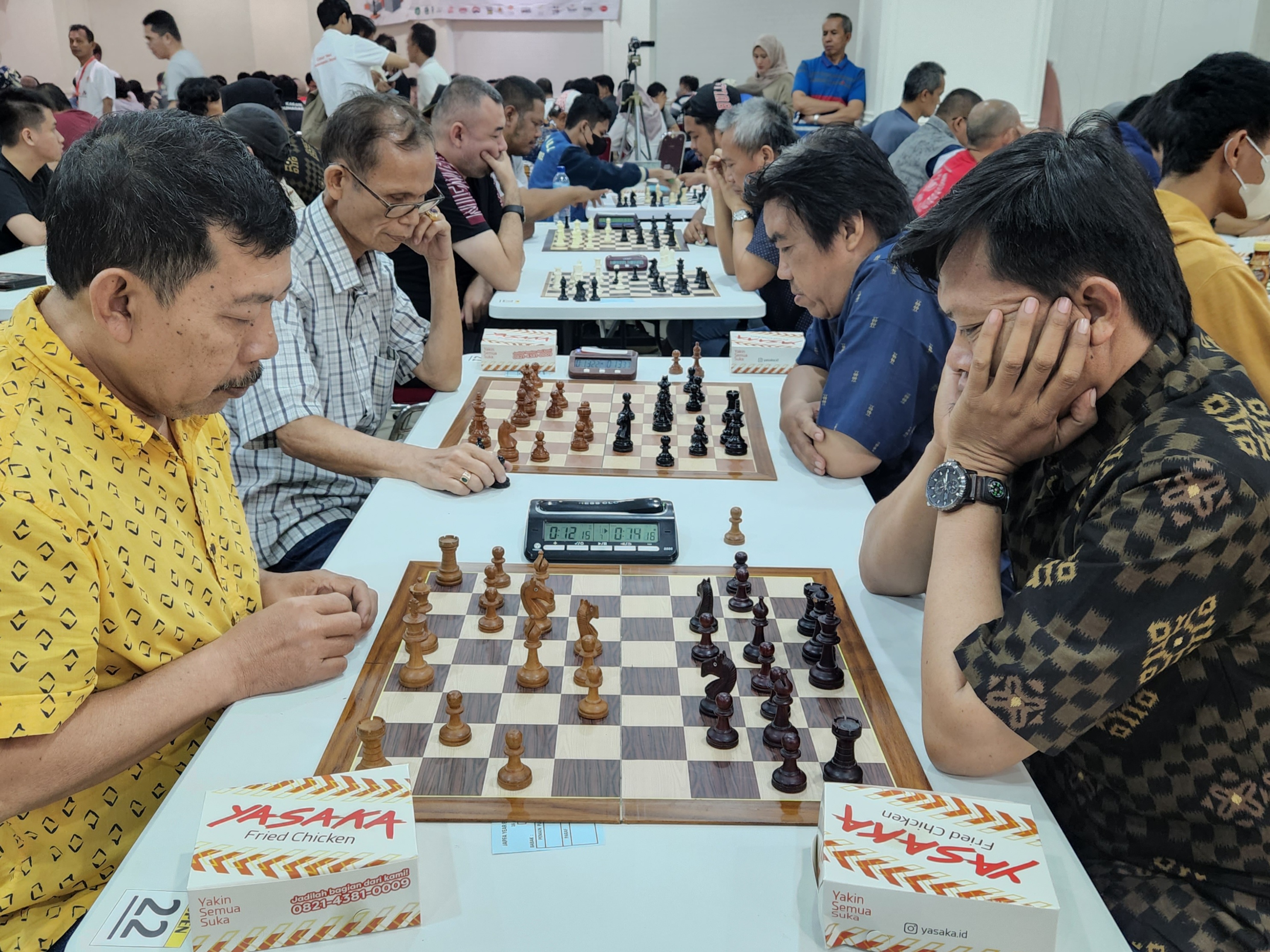 Japfa Year End Chess Tournament digelar di Wisma Kemenpora, Jakarta, Sabtu (16/12).