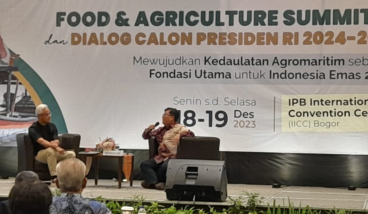 Capres Ganjar Pranowo menghadiri dialog bersama HA IPB terkait agromaritim