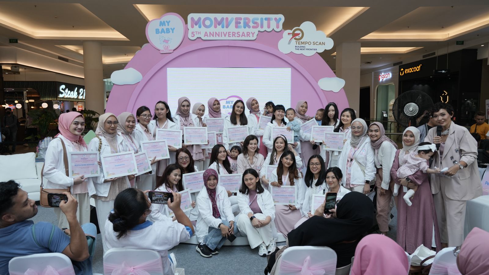 My Baby kembali menghadirkan acara Big Bang My Baby Momversity 5th Anniversary di Gandaria City, Jakarta, baru-baru ini.