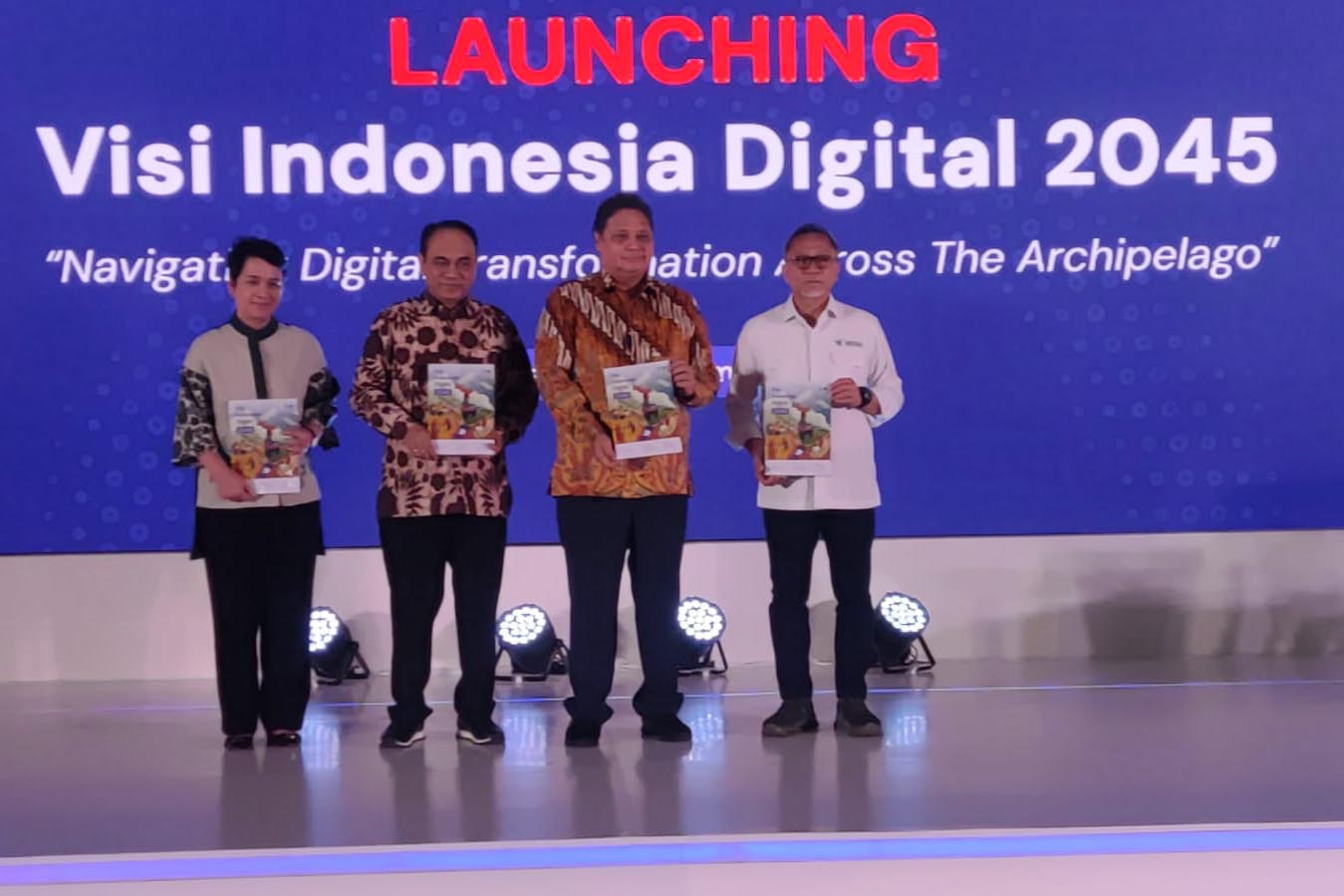 Launching Visi Indonesia Digital 2045.