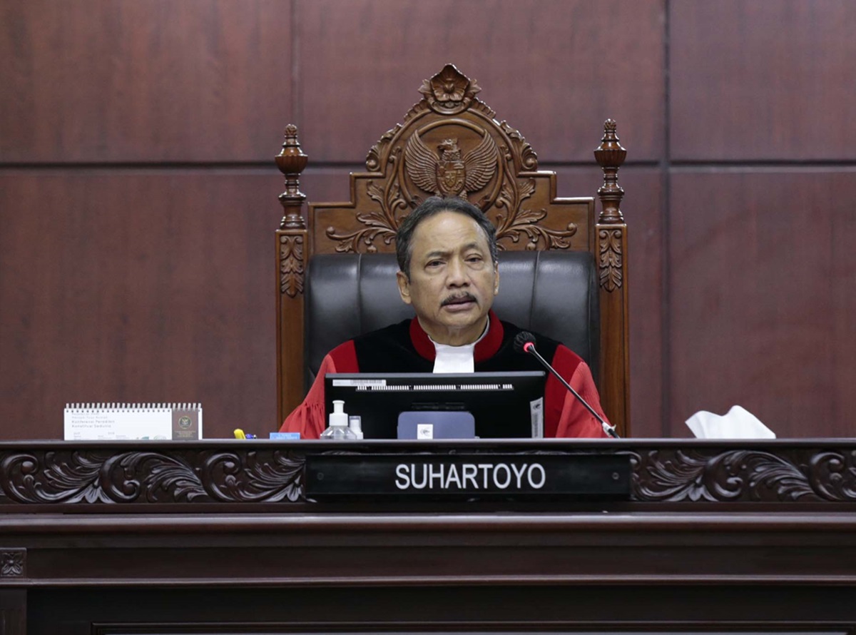 Ketua MK Suhartoyo.