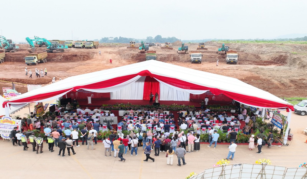 Groundbreaking area pengembangan Wanxinda Group di KITB