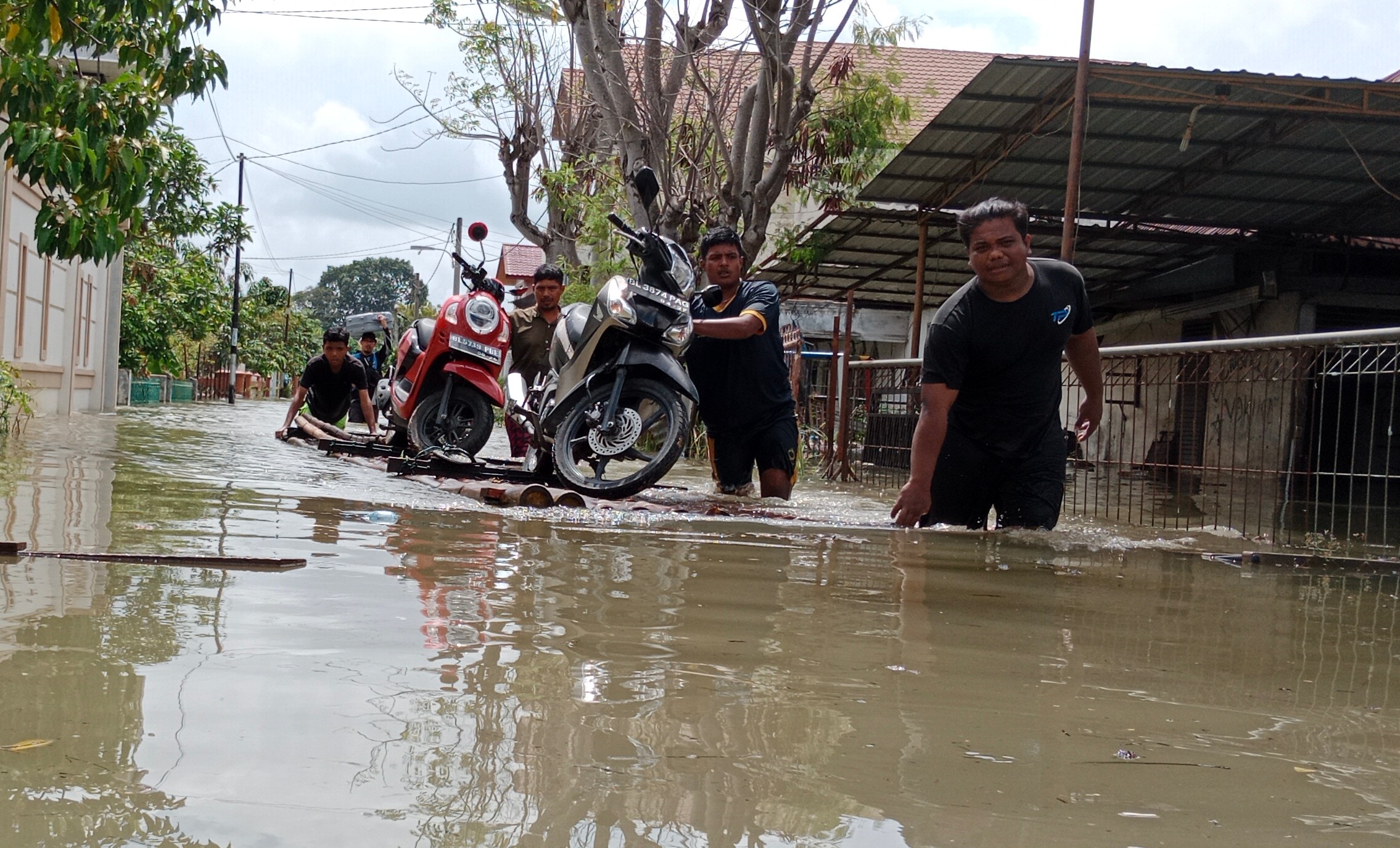 Ilustrasi.Provinsi Aceh terendam banjir. Lokasi yang terendam itu antara lain Aceh Utara, Lhokseumawe, dan Aceh Timur.