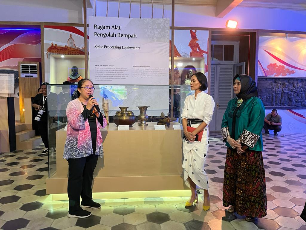 Pameran bertajuk “Jalur Rempah: Rumah Rempah Dunia” di Museum Kebangkitan Nasional, Jakarta pada 9-31 Desember 2023.