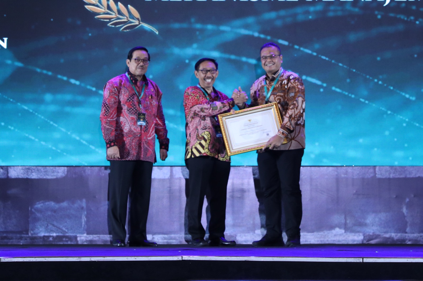 Acara penghargaan Meritokrasi dari Komisi Aparatur Sipil Negara (KASN).