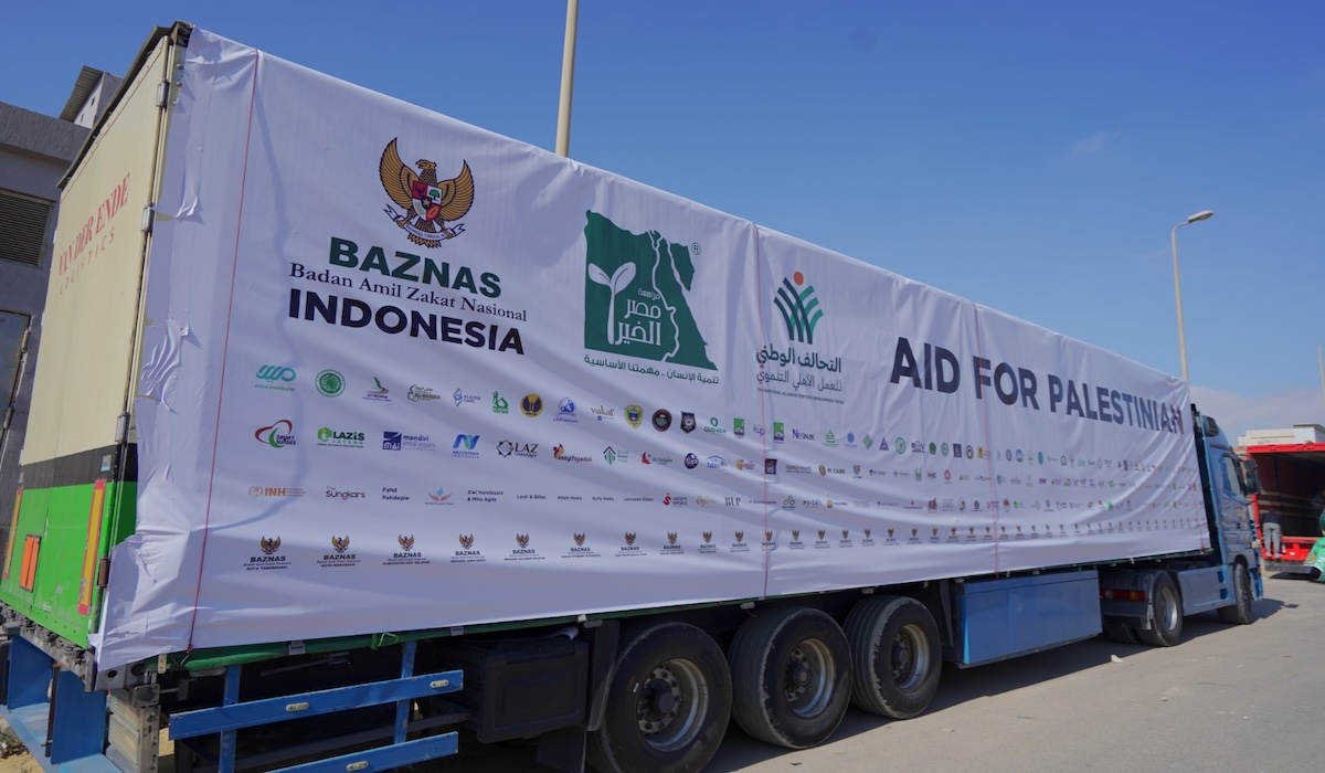 Bantuan kemanusiaan untuk Palestina dari BAZNAS RI