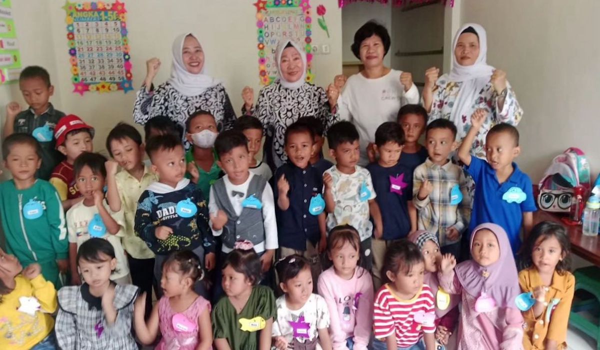 Army dalam komunitas Bintang Ungu dirikan PAUD gratis di Cilincing