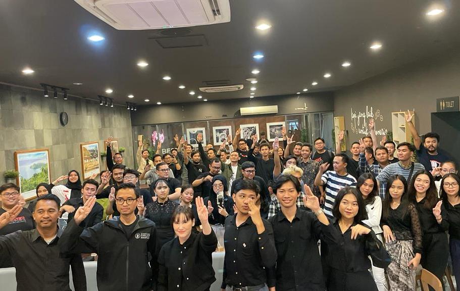 Tim Pemenangan Muda wilayah DKI Jakarta menggelar gathering sebagai upaya memenangkan Ganjar-Mahfud sebagai Presiden-Wapres Indonesia.