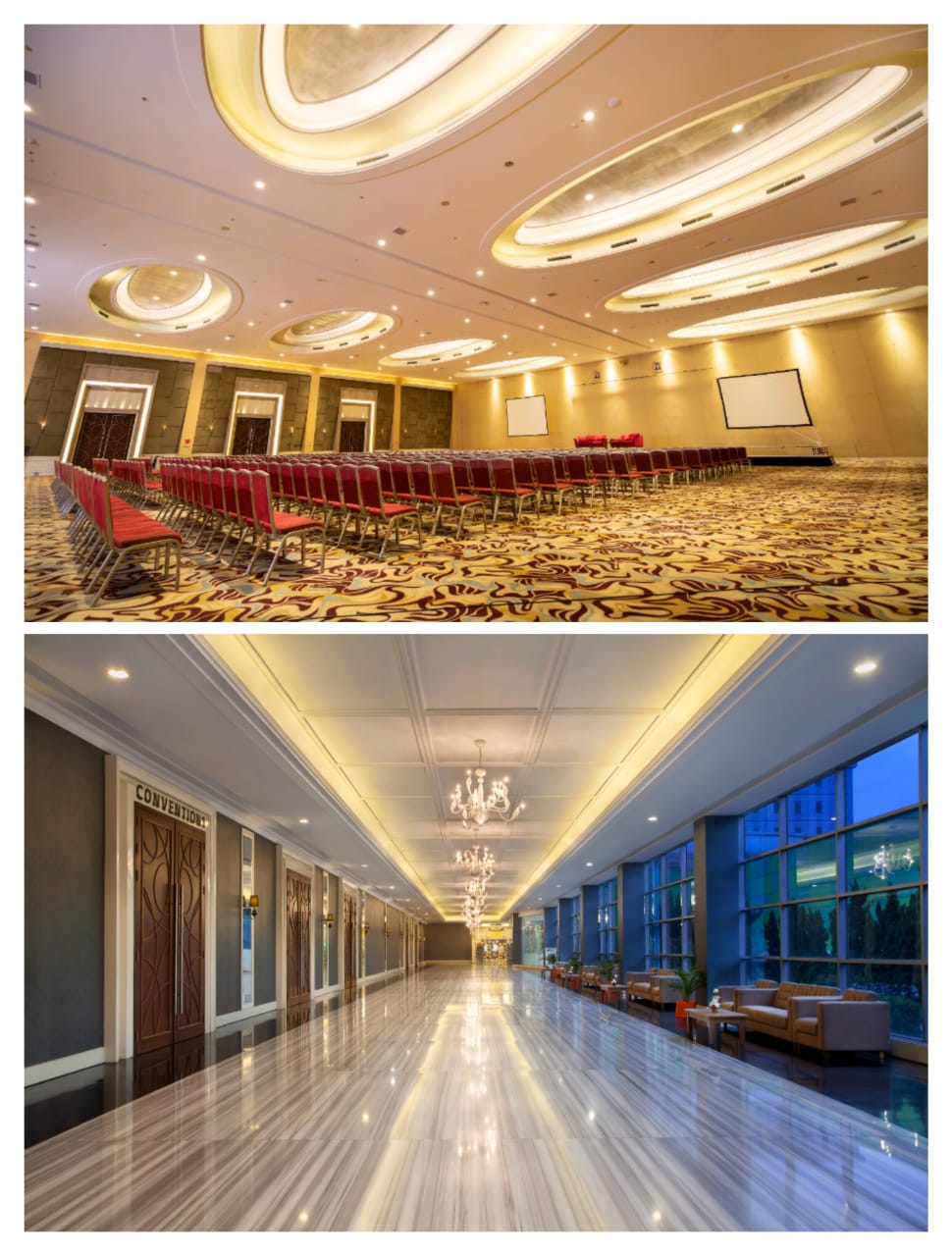 Persiapan perayaan Natal Gereja Tiberias Bandung di  HARRIS Hotel & Conventions Festival Citylink