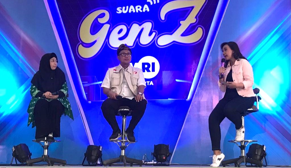 Para narasumber dalam acara Suara Gen Z TVRI Jakarta.