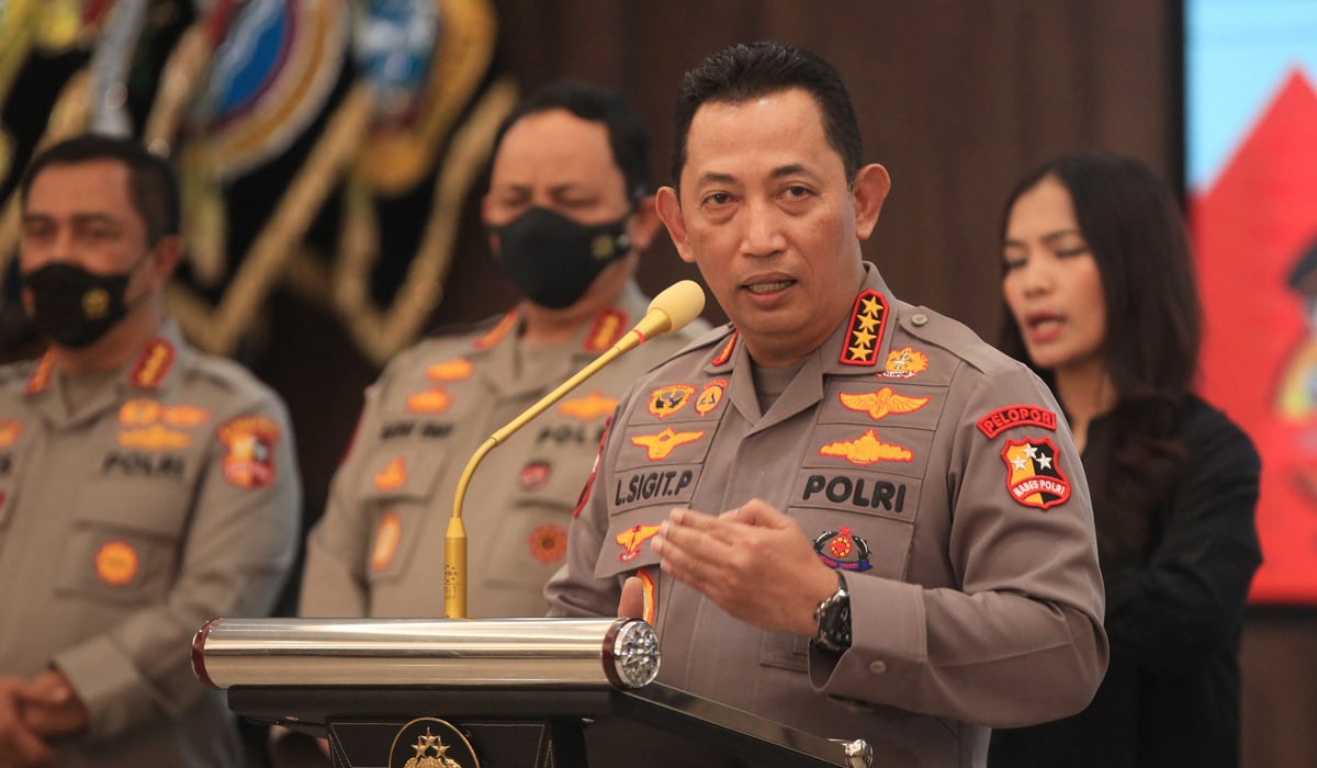 Kapolri Jenderal Pol Listyo Sigit Prabowo.