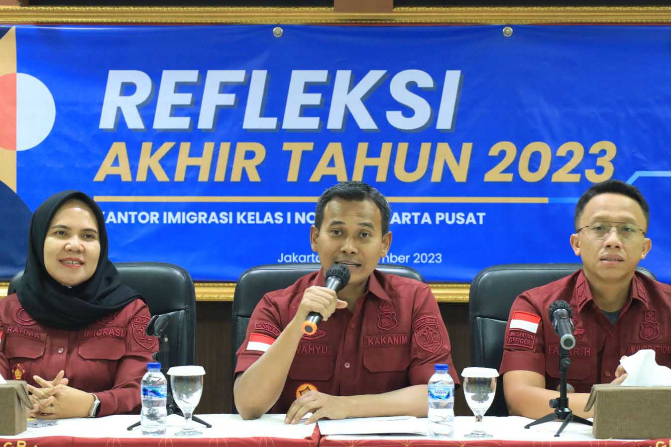Refleksi Akhir Tahun 2023 Imigrasi Jakarta Pusat.
