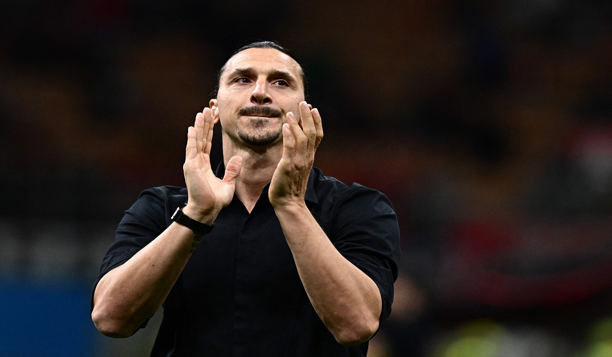 Mantan penyerang AC Milan Zlatan Ibrahimovic