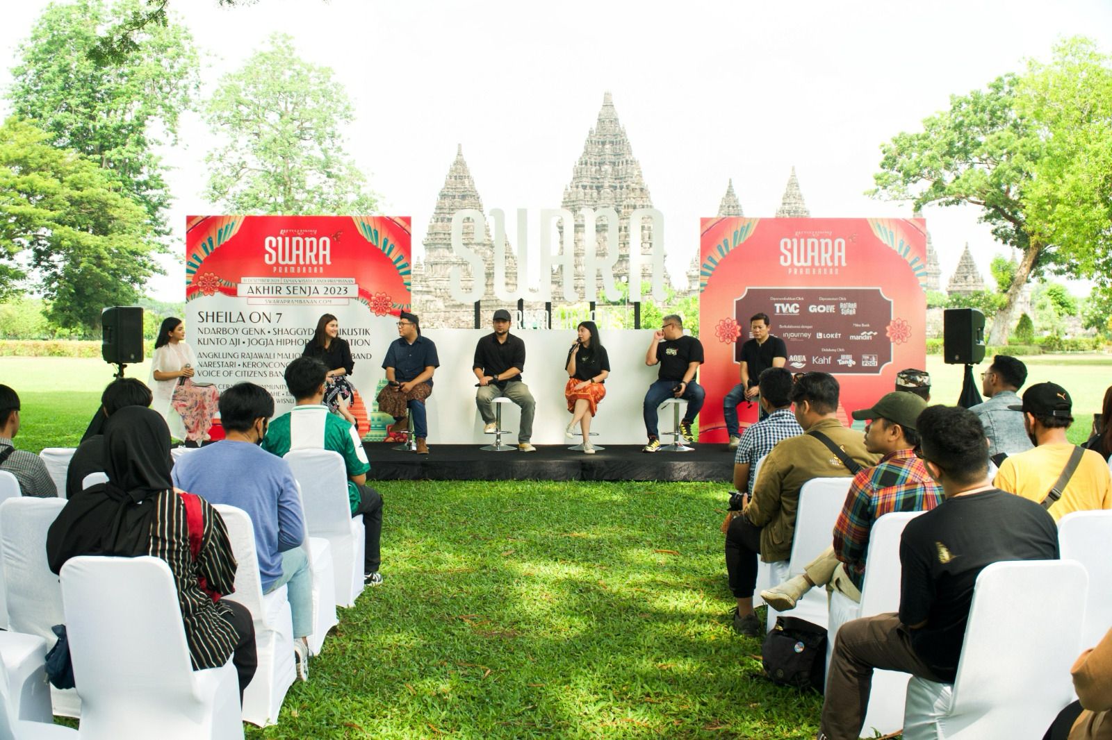 estival Swara Prambanan yang mengusung cerita tentang Bukti Cinta ke-1000 dari legenda Roro Jonggrang, akan dimeriahkan oleh sejumlah artis.