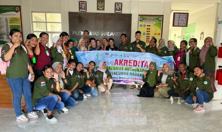 Kunjungan Puskesmas Autaqnapoq ke Puskesmas Hadekawa