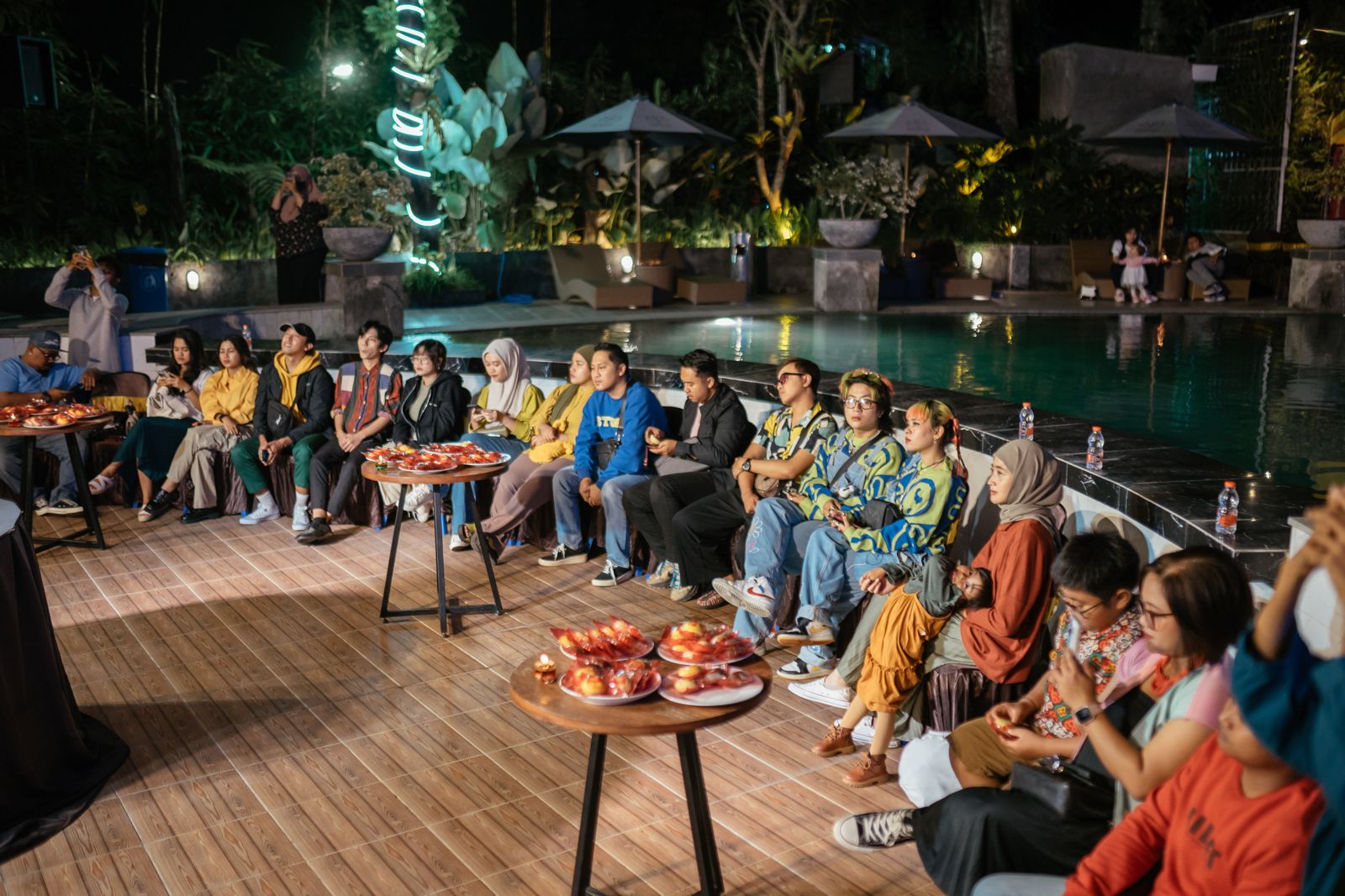 Perayaan acara bakpao kukus Malang.