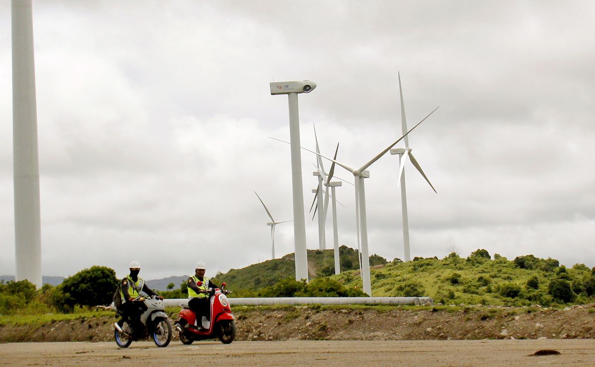 Ilustrasi pembangkit listirk tenaga bayu 