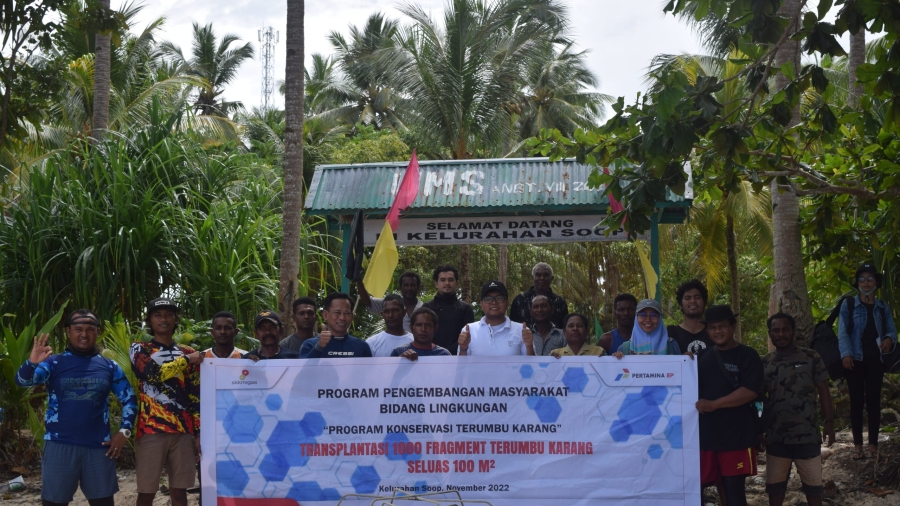 Pertamina EP rehabilitasi  terumbu karang di Sorong