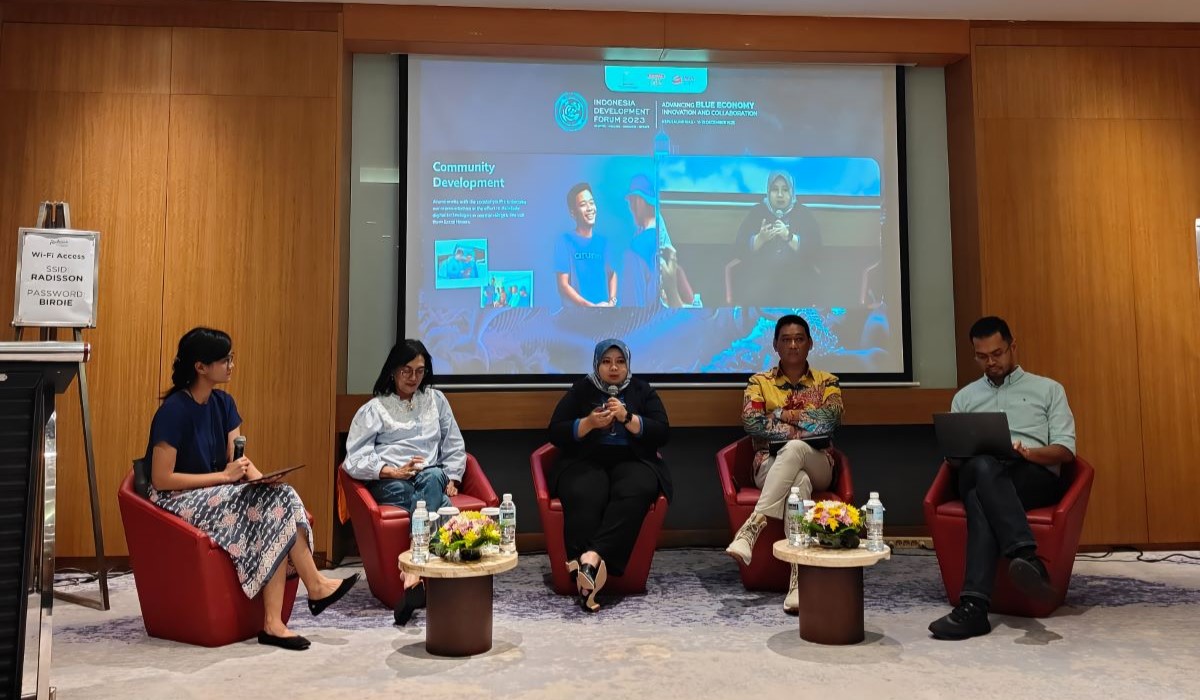 Aruna di acara Indonesia Development Forum (IDF) 2023