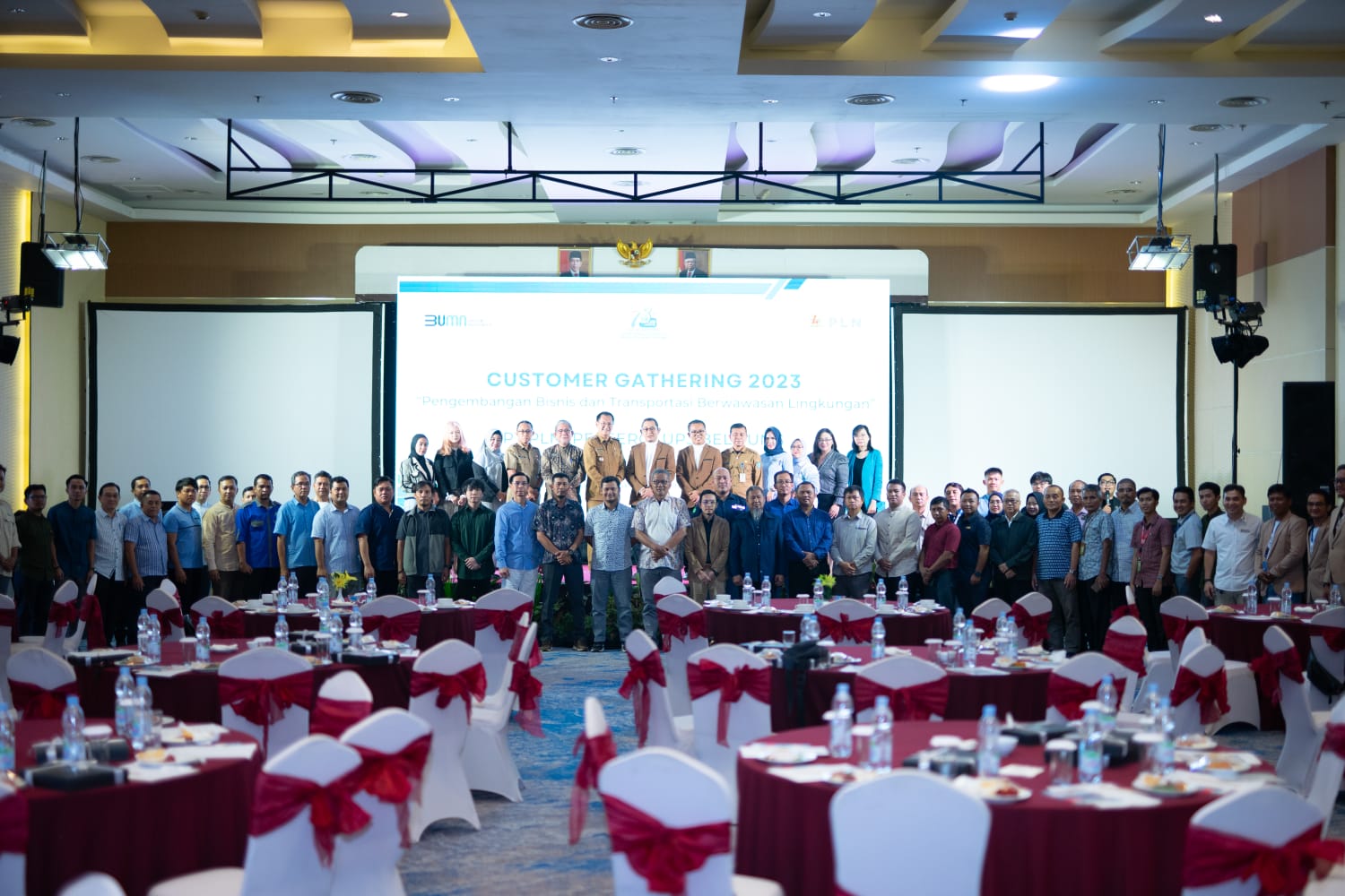  Customer Gathering yang digelar PLN UP3 Belitung di Hotel BW Suite Tanjungpandan, Belitung, Bangka Belitung (Babel), Selasa (12/12).