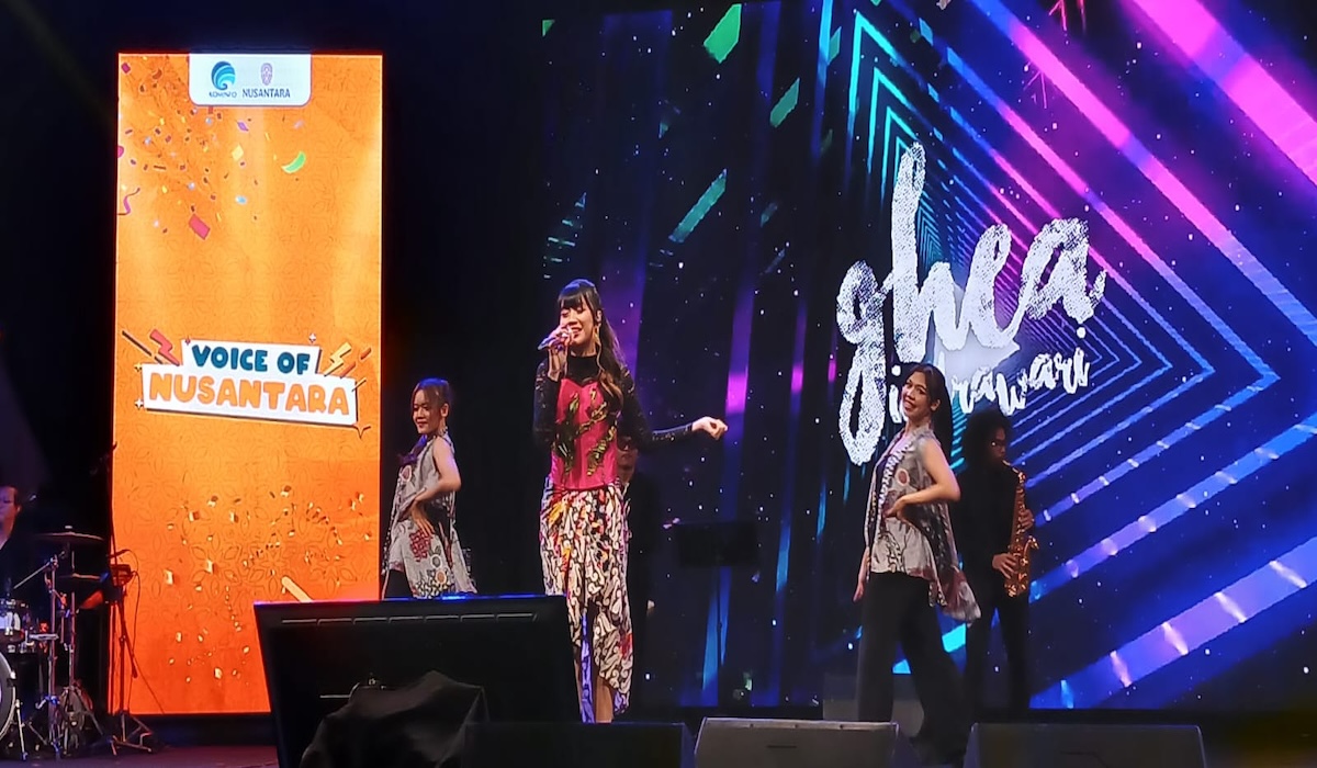 Pertunjukan musik Voice of Nusantara untuk sosialisasi IKN Nusantara