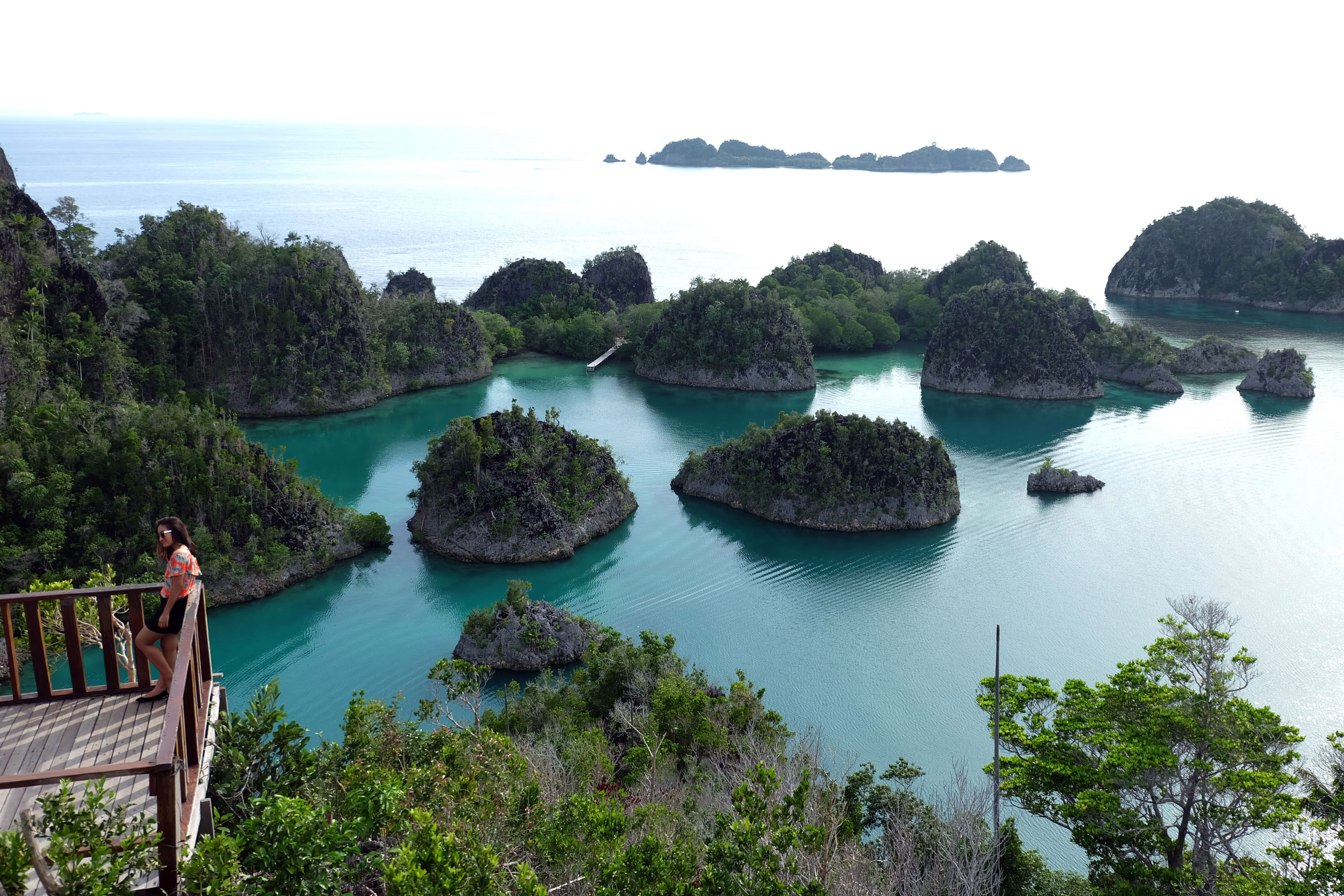Kawasan wisata Pianemo di Raja Ampat, Papua Barat.