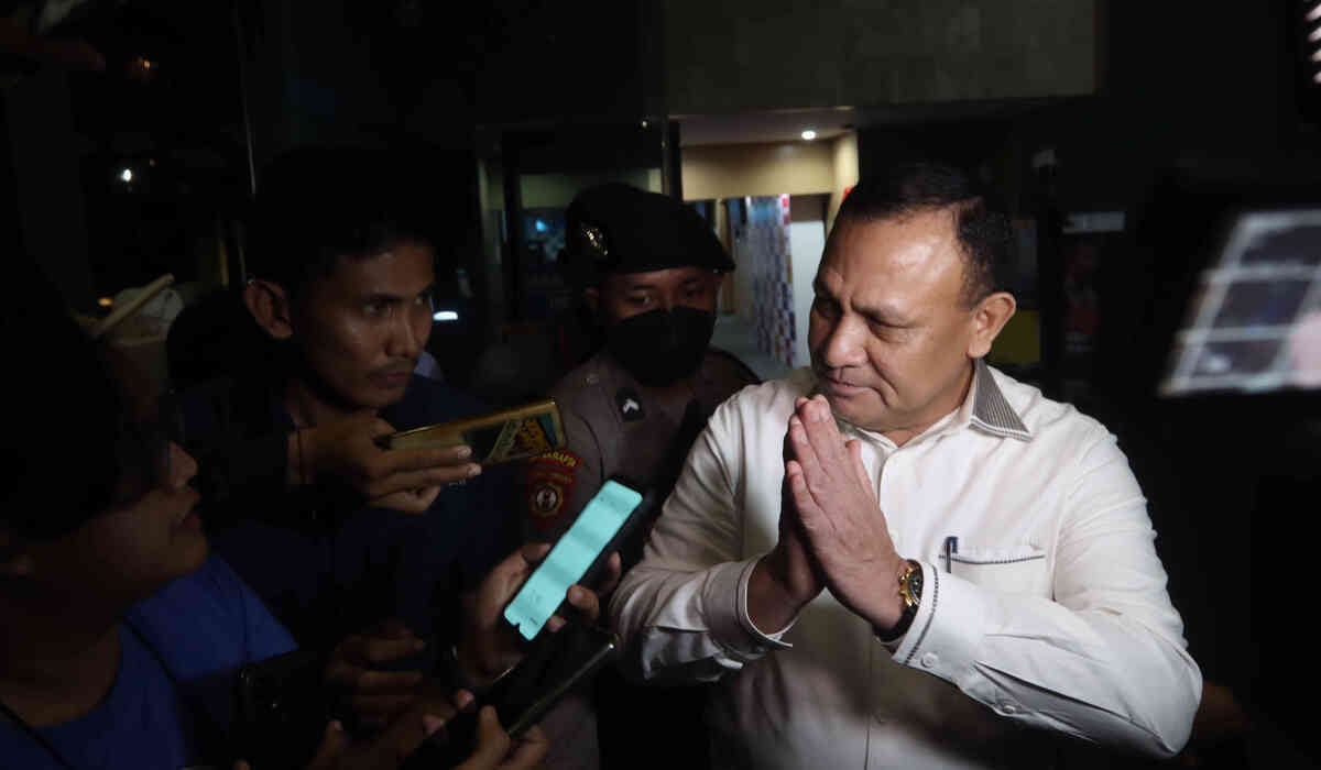 Mantan Ketua KPK, Firli Bahuri, di gedung Dewas KPK, 21 Desember 2023.