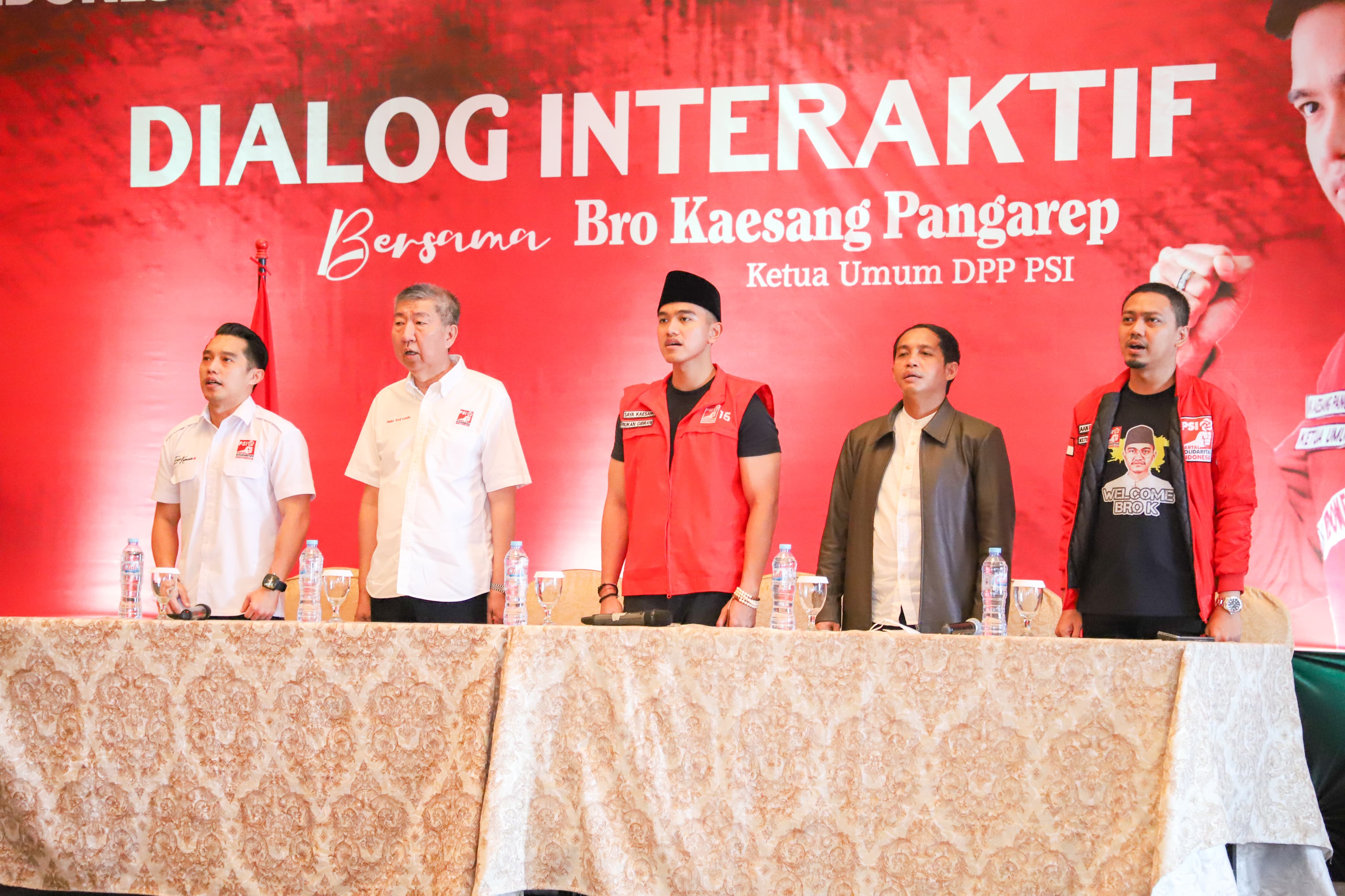 Ketua Umum DPP Partai Solidaritas Indonesia (PSI) Kaesang Pangarep 