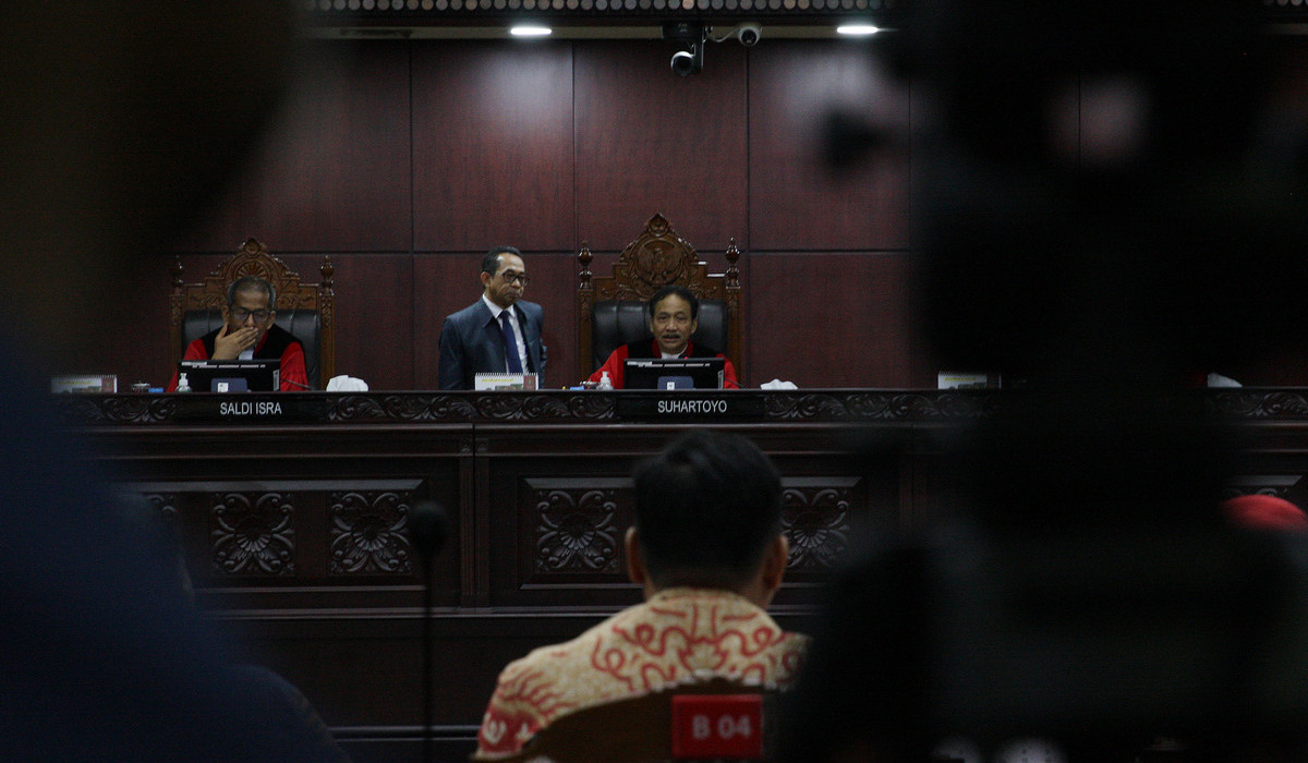 Ketua Majelis Hakim Mahkamah Konstitusi (MK), Suhartoyo.