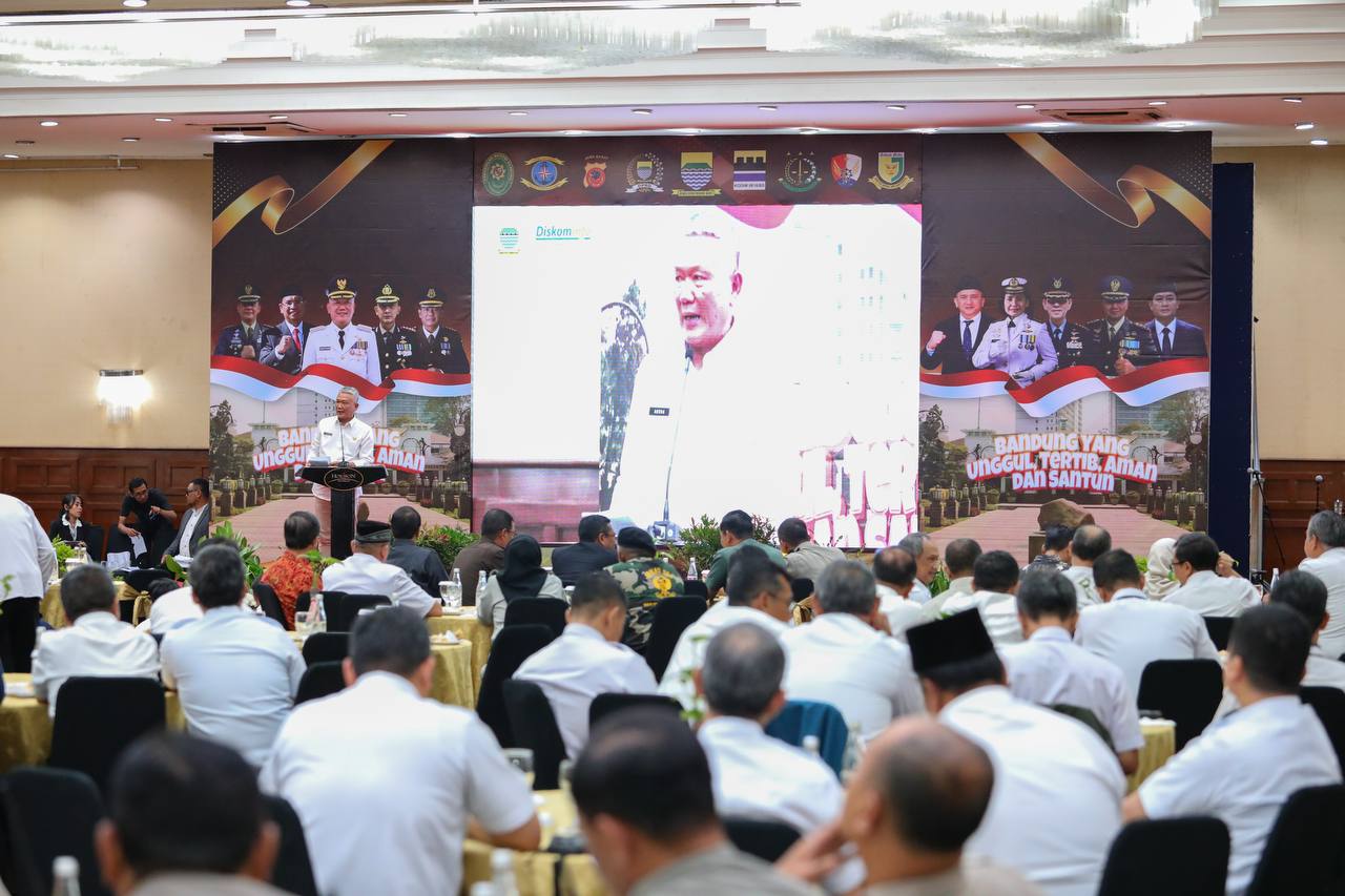 Peluncuran Gebyar Forkopimda Bandung untuk mengantisipasi libur Natal dan Tahun Baru