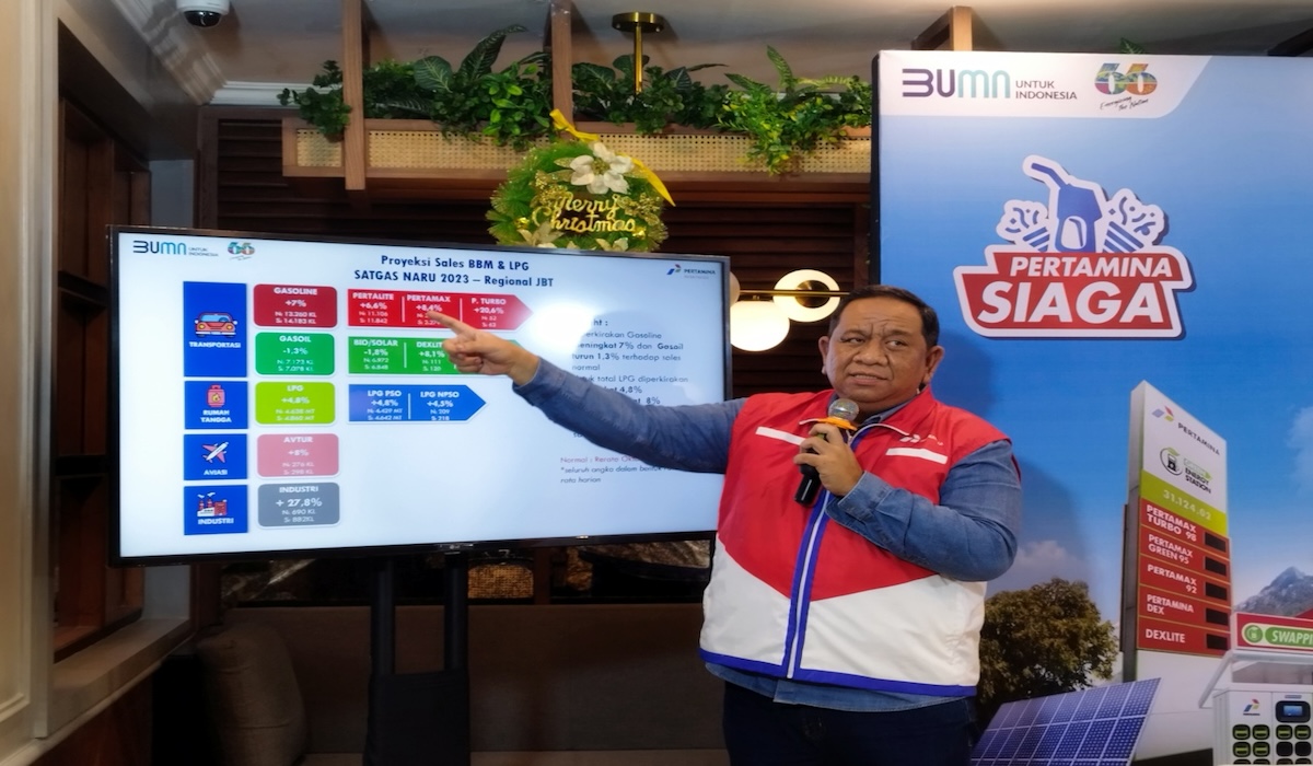 Pertamina patra Niaga memaparkan kebutuhan energi di DIY selama Natal dan tahun Baru