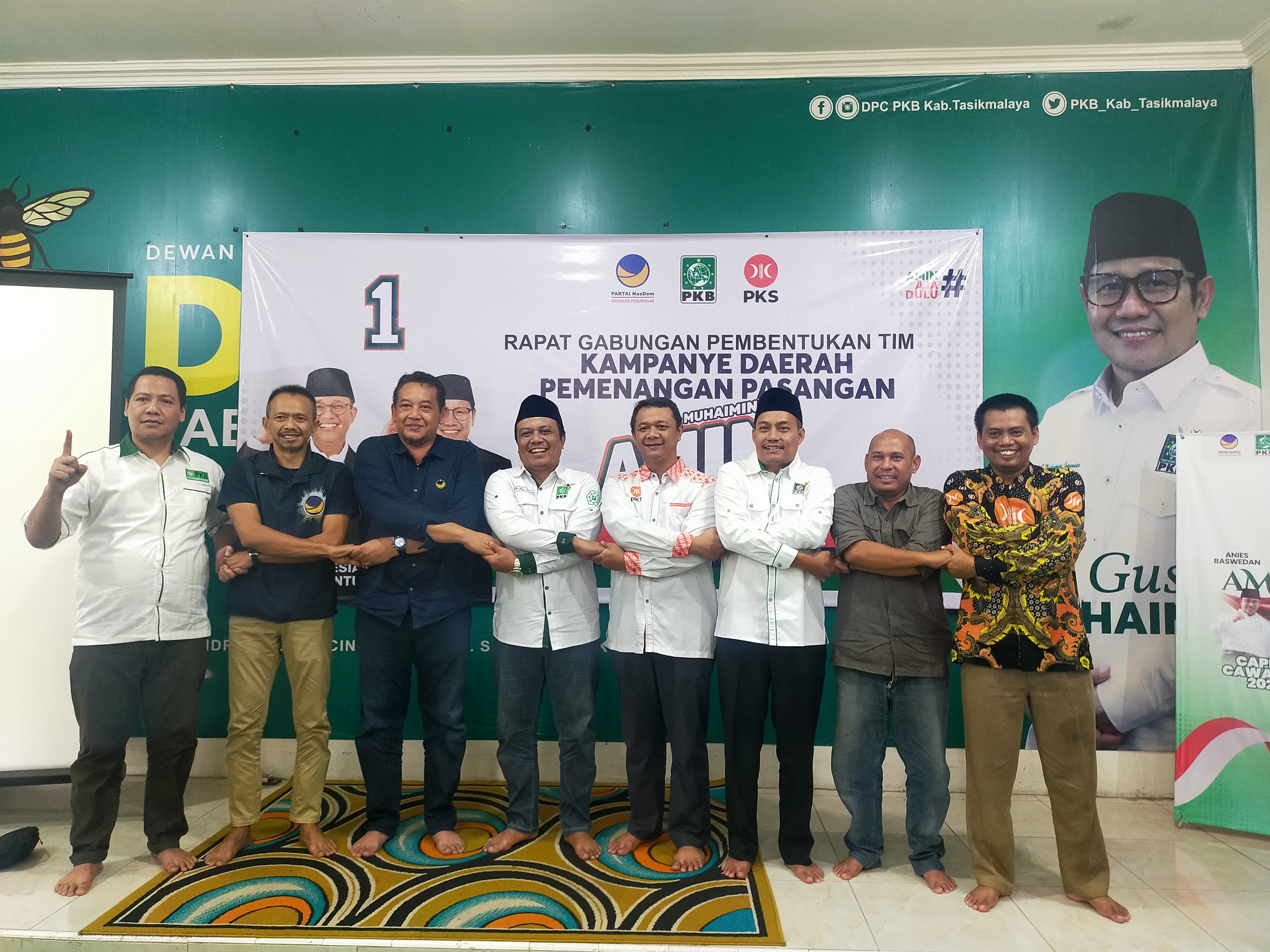 Tim Kampanye Daerah pemenangan Anies Baswedn-Muhaimin Iskandar Kabupaten Tasikmalaya 