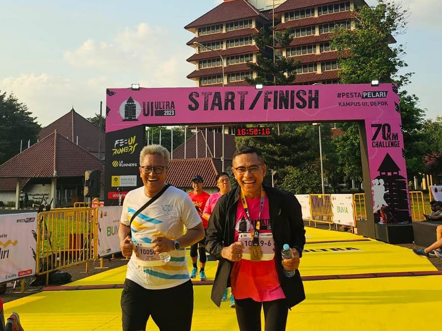 Managing Director Sinarmas Saleh Husin jaga kondisi badan dengan rutin berolahraga