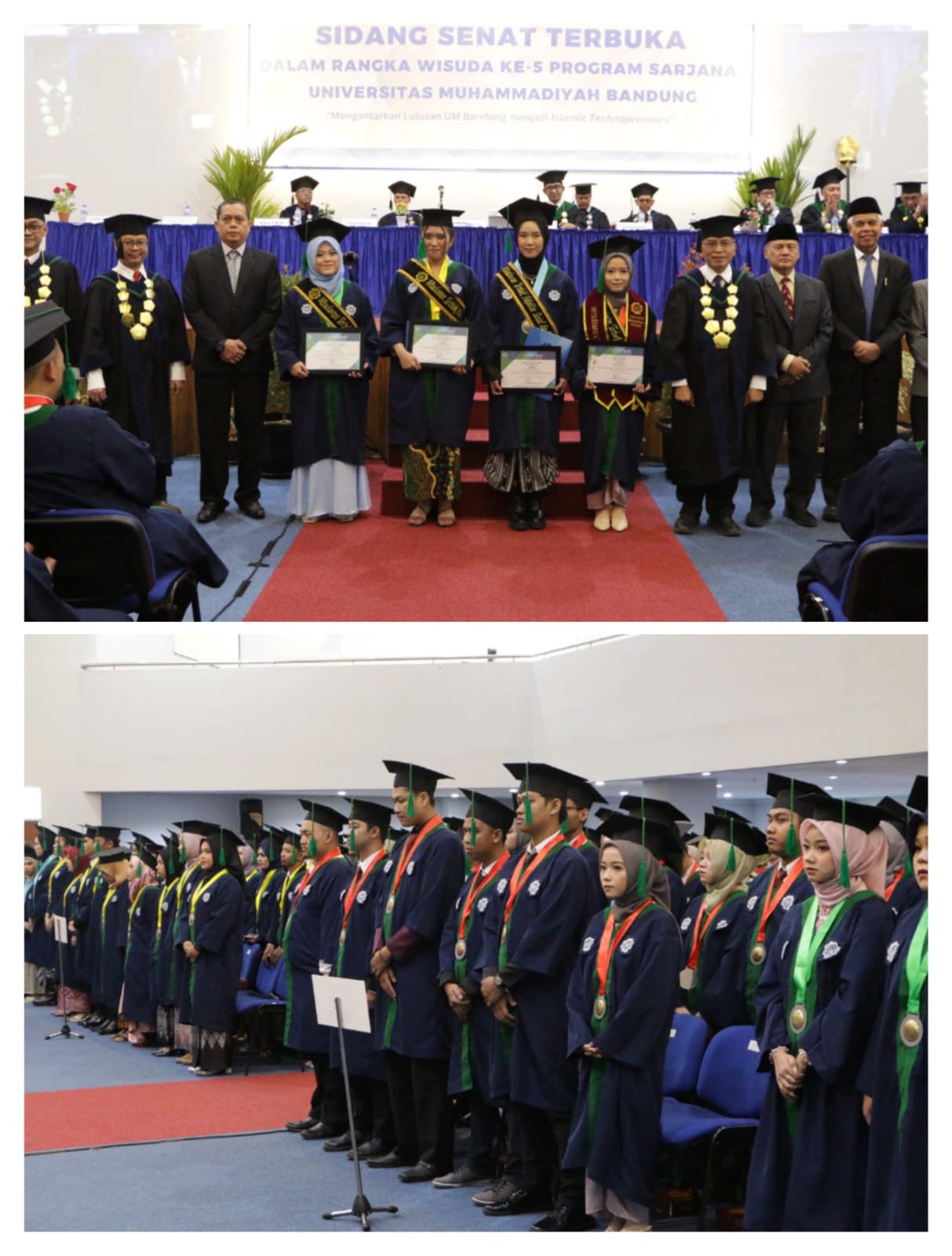 Gelar Wisuda Kelima, Lulusan Universitas Muhammadiyah Bandung Didorong Kuasai Teknologi Berlandaskan Nilai Islam