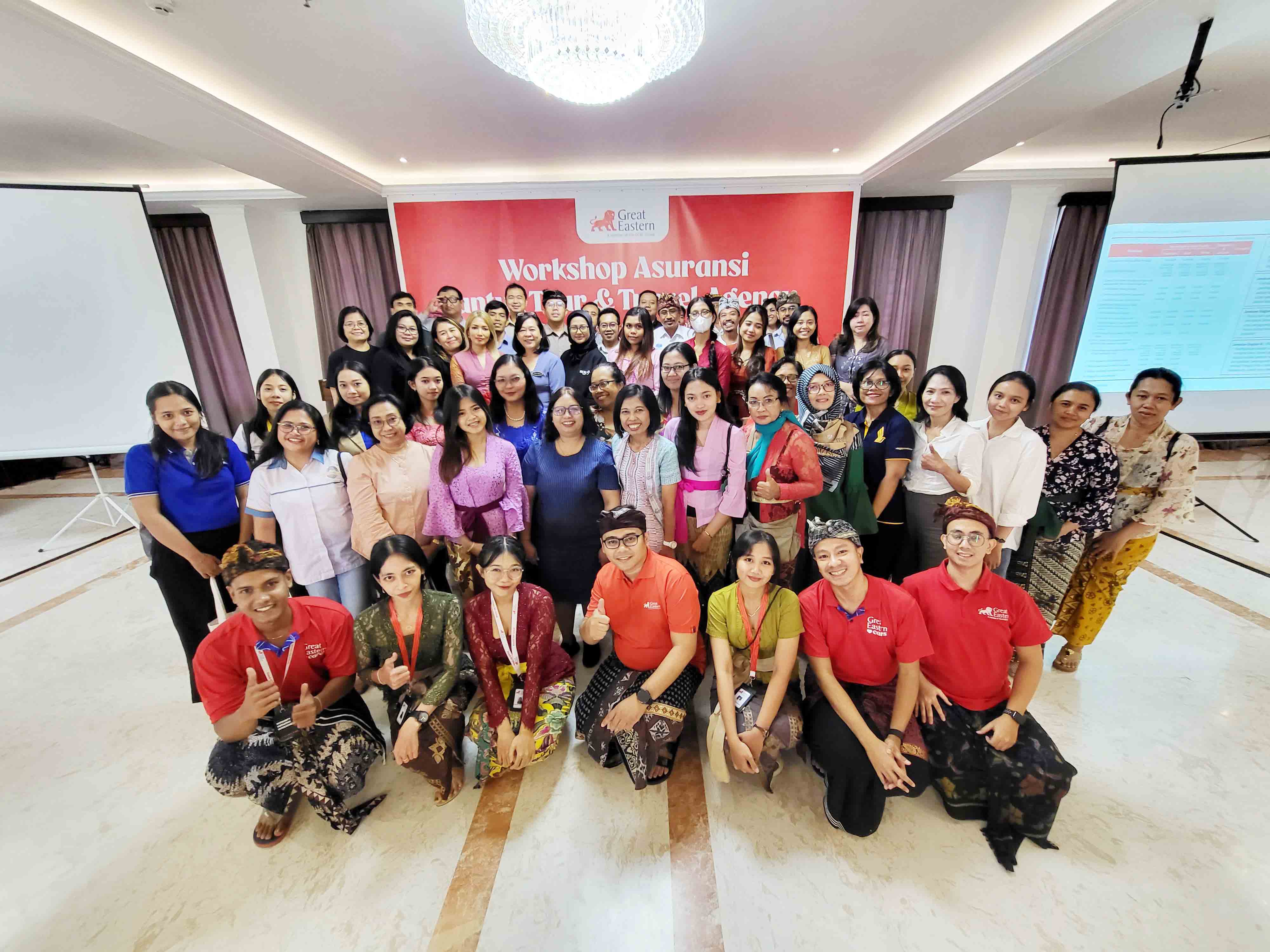 Workshop Asuransi untuk Villa Management dan Tour & Travel Agent’ yang digelar di Bali pada 14-15 Desember 2023.